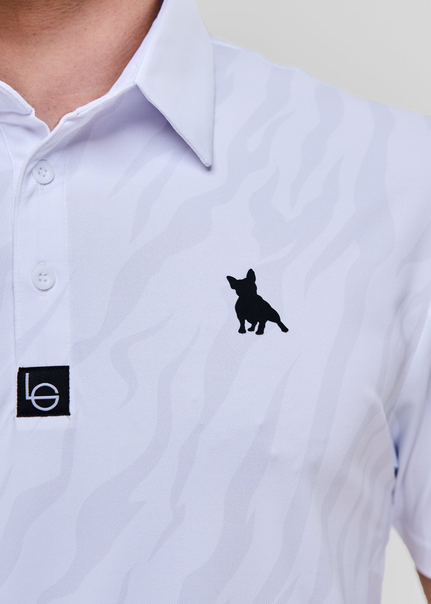 Miesten Tiger Tee, Valkoinen - Leoni