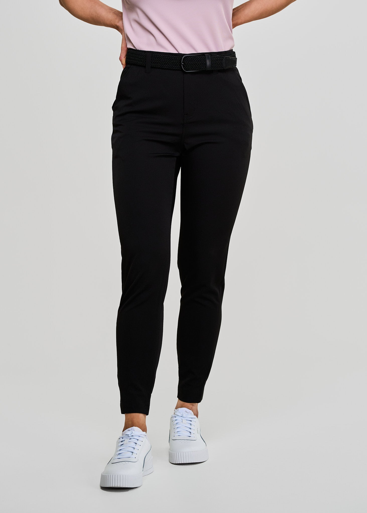 Naisten Golfjoggersit - musta - Leoni