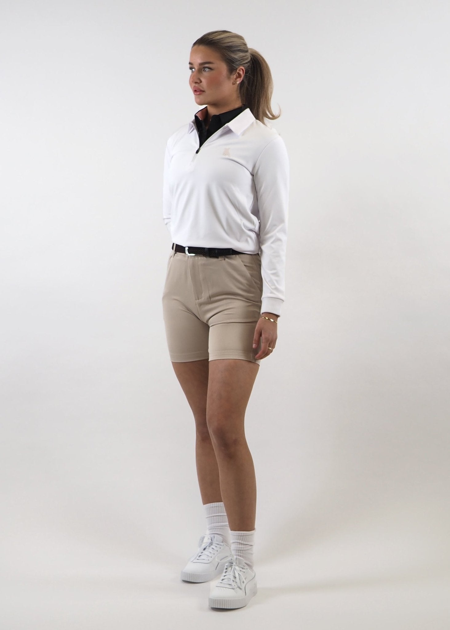 Naisten golfshortsit, beige - Leoni