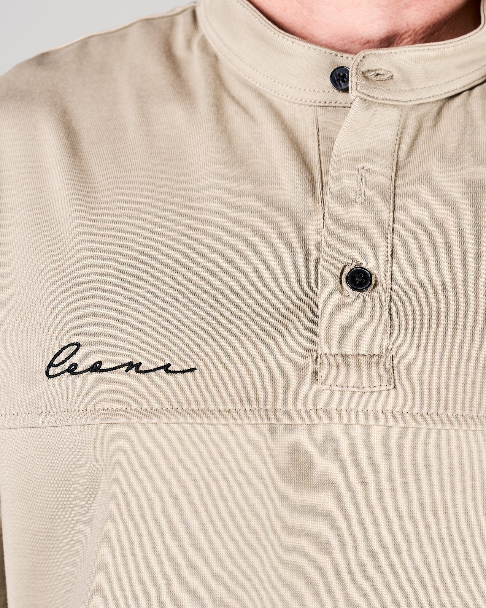 Men's Base Tee Stone Beige - Leoni