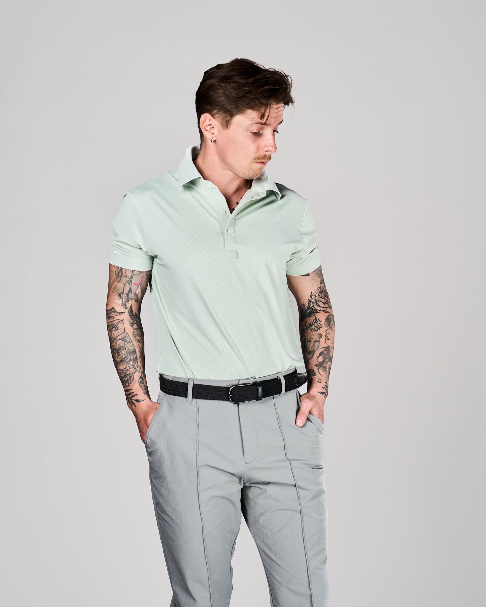 Men's Essential Polo Mint - Leoni
