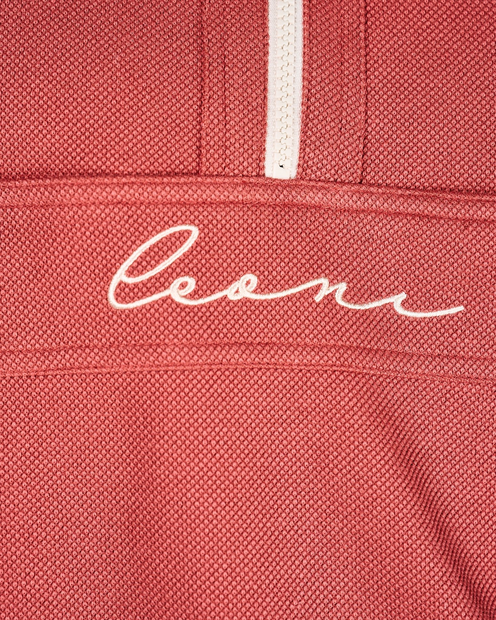 Men's Piqué Q - Zip Terracotta - Leoni