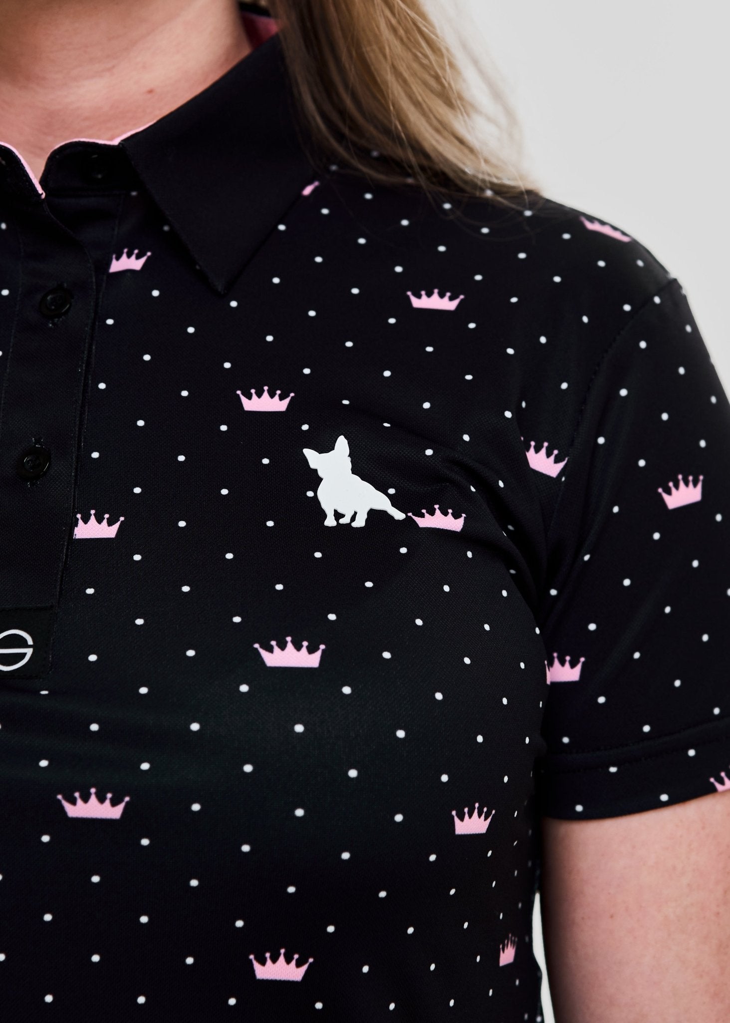 Naisten Royal Black tee - Leoni