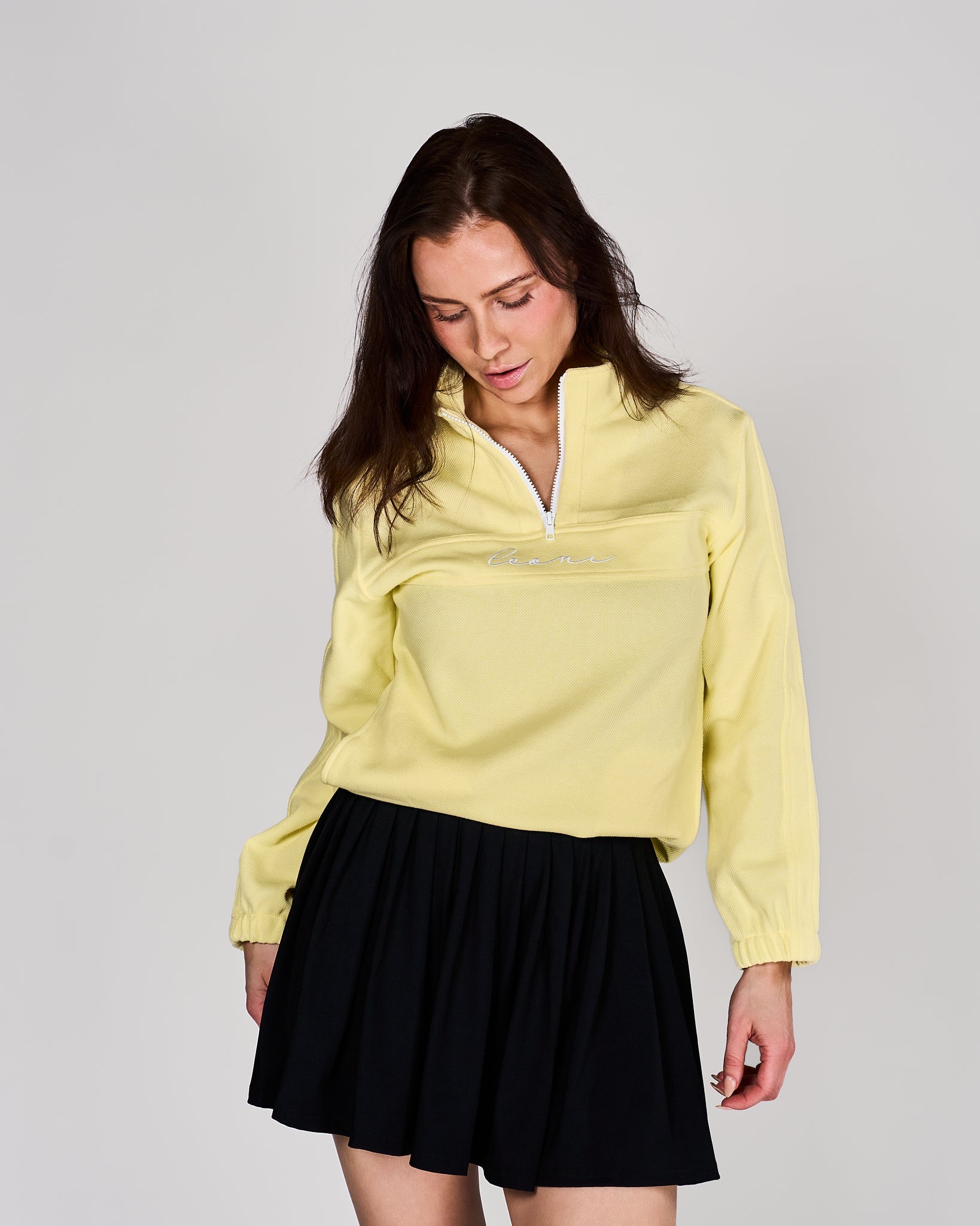Women's Piqué Q - Zip Yellow - Leoni